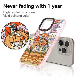 Foto 5 | Foto 5 | Funda De Teléfono Rosarnnah Compatible Con Iphone 15 Pro 6.1 Color Rosa - Venta Internacional.