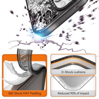 Foto 2 | Foto 2 | Funda De Teléfono Rosarnnah Compatible Con Iphone 13 De 6.1 Pulgadas Negra - Venta Internacional.