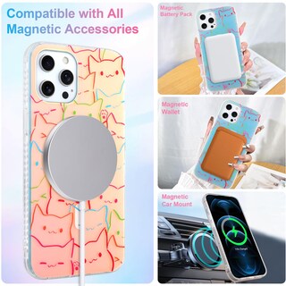 Foto 3 | Foto 3 | Funda De Teléfono Heaofei Cute Para Iphone 12 Pro Max Con Magsafe - Venta Internacional.