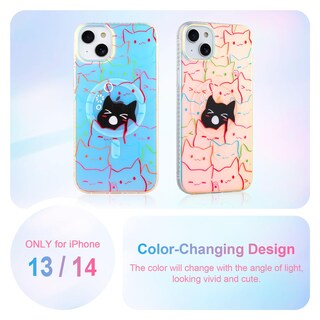 Foto 2 | Foto 2 | Funda Heaofei Cute Para Iphone 13 Y 14 Con Magsafe Iridescent - Venta Internacional.