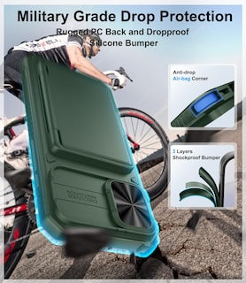 Foto 5 | Foto 5 | Funda De Teléfono Bxyjy Para Iphone 16 Plus Con Cartera Y Tarjetero - Venta Internacional.