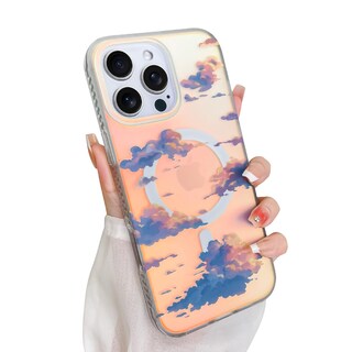 Foto 1 | Foto 1 | Funda De Teléfono Heaofei Cute Para Iphone 16 Pro Max Con Patrón De Nube - Venta Internacional.