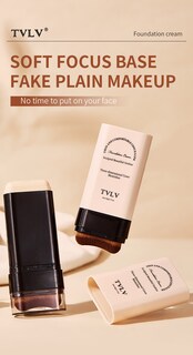 Foto 1 | Foto 1 | Base Líquida Tvlv Cream De 20 Ml Con Brocha Para Tonificar La Piel - Venta Internacional.