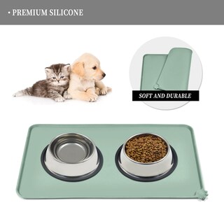 Foto 3 | Foto 3 | Alfombrilla De Silicona Para Mascotas Reopet Con Labios Altos Impermeable - Venta Internacional.