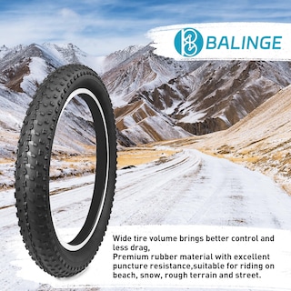 Foto 5 | Foto 5 | Neumáticos Fat Bike Balinge 24x3 Para Bicicleta Eléctrica Y Bicicleta De Nieve De Montaña - Venta Internacional.
