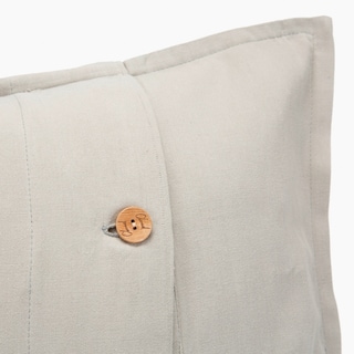Foto 6 | Foto 6 | Pack De 2 Fundas De Cojín 100% Algodón Gris Claro 50 X 90 Cm - Venta Internacional.