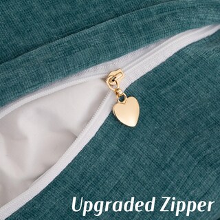 Foto 4 | Foto 4 | Juego De 2 Fundas De Cojín Futei Felpilla 55 X 55 Cm Color Verde Azulado - Venta Internacional.