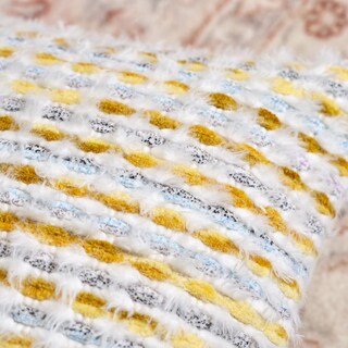 Foto 3 | Foto 3 | Funda De Almohada Aeckself Boho Chenille Con Mechones De 50 X 50 Cm Color Amarillo Y Morado - Venta Internacional.