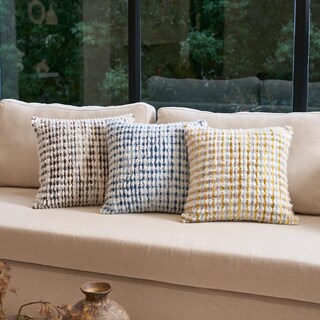 Foto 5 | Foto 5 | Funda De Almohada Aeckself Boho Chenille Con Mechones De 50 X 50 Cm Color Amarillo Y Morado - Venta Internacional.