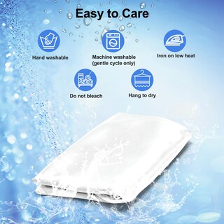 Foto 4 | Foto 4 | Funda De Almohada De Satén Zelimun Para Dormir Color Blanco - Venta Internacional.