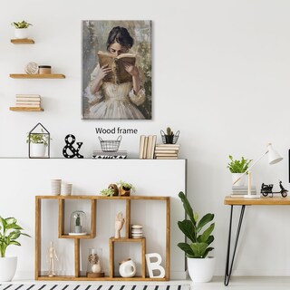 Foto 5 | Foto 5 | Póster Aimery Girl Libro De Lectura Vintage Victoriano 40 X 60 Cm - Venta Internacional.