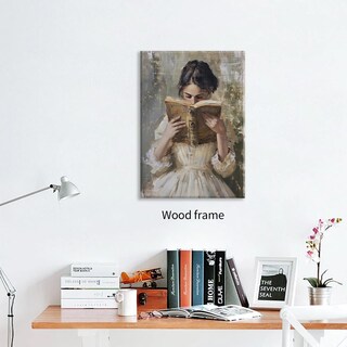 Foto 7 | Foto 7 | Póster Aimery Girl Libro De Lectura Vintage Victoriano 40 X 60 Cm - Venta Internacional.