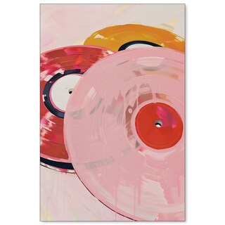 Foto 1 | Foto 1 | Lienzo Para Pared Póster Retro Con Disco De Vinilo 40 X 60 Cm Sin Marco - Venta Internacional.