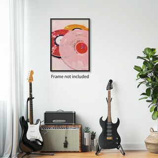 Foto 5 | Foto 5 | Lienzo Para Pared Póster Retro Con Disco De Vinilo 40 X 60 Cm Sin Marco - Venta Internacional.