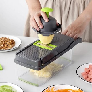 Foto 4 | Foto 4 | Mandolina Para Cortar Verduras 14 En 1 Con Cuchillas Desmontables - Venta Internacional.