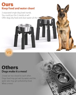 Foto 2 | Foto 2 | Soporte Para Cuencos Para Perros Pet Raised Bowl Czpet Acero Inoxidable 1 5 L (paquete De 2) - Venta Internacional.