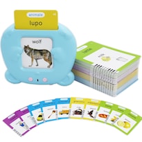 Tarjetas Didácticas Parlantes Mayaphilos Italiano/inglés De 2 A 6 Años - Venta Internacional.