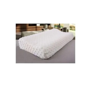 Foto 4 | Foto 4 | Almohada Viscoelástica De Espuma Viscoelástica Terapéutica Blanca 50x30x10 Cm - Venta Internacional.