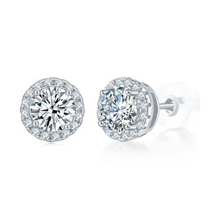 Foto 1 | Foto 1 | Pendientes Dojojosa Moissanite De Plata De Ley 925 De 1 Quilate - Venta Internacional.