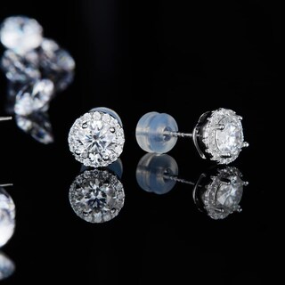 Foto 3 | Foto 3 | Pendientes Dojojosa Moissanite De Plata De Ley 925 De 1 Quilate - Venta Internacional.