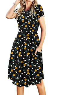 Foto 1 | Foto 1 | Vestido Simier Fariry Modesto De Negocios Casual Negro Talla S - Venta Internacional.