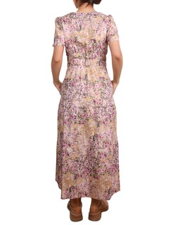 Foto 6 | Foto 6 | Vestido Largo Accpur Para Mujer Estilo Bohemio Floral Cuello En V Con Bolsillos - Venta Internacional.