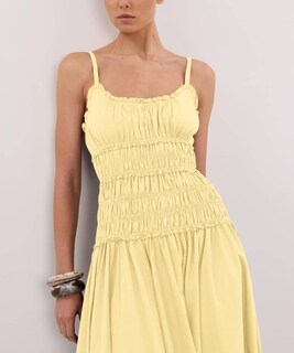 Foto 3 | Foto 3 | Vestido Largo Eahusar Para Mujer Sin Mangas Cuello Redondo Y Volantes - Venta Internacional.