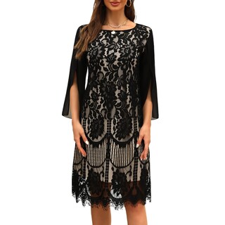 Foto 6 | Foto 6 | Vestido De Novia Cooan Encaje Lentejuelas Baile De Graduación Color Negro Almendra - Venta Internacional.