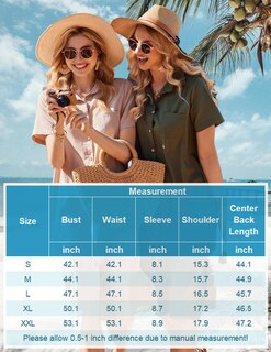 Foto 5 | Foto 5 | Vestido Recto Hotouch De Lino De Verano Para Mujer Con Botones Y Bolsillos - Venta Internacional.