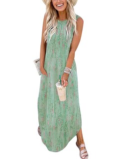 Foto 1 | Foto 1 | Vestido De Playa Zeagoo 2025 Vacation Summer Maxi Floral Print - Venta Internacional.