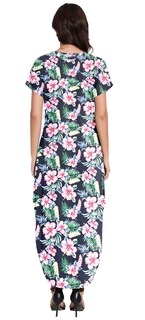 Foto 6 | Foto 6 | Vestido Largo Jeqeocafy Para Mujer Verano 2025 Cuello Redondo Con Bolsillos - Venta Internacional.