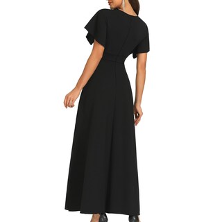Foto 2 | Foto 2 | Vestido Formal Cooan Negro Largo Para Mujer Invitada A La Boda - Venta Internacional.