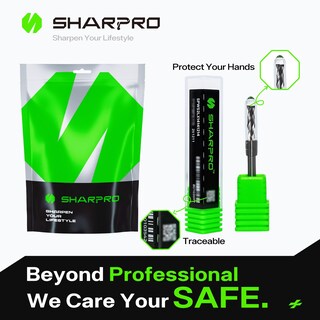 Foto 4 | Foto 4 | Juego De Brocas Para Fresar Sharpro Spiral Upcut 3 Piezas Carburo Con Vástago De 6 Mm - Venta Internacional.