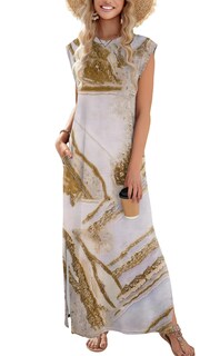Foto 1 | Foto 1 | Vestido Zeagoo Con Estampado Floral De Verano Para Mujer Con Bolsillos - Venta Internacional.