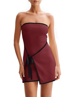 Foto 1 | Foto 1 | Vestido Wenrine Sexy Tube Top Sin Tirantes Con Dobladillo Asimétrico - Venta Internacional.