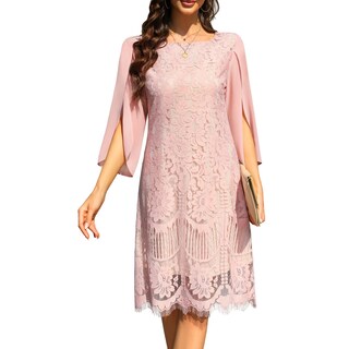 Foto 1 | Foto 1 | Vestido Cooan Para Invitadas A Una Boda Cóctel Y Formal Encaje Y Lentejuelas Para Mujer - Venta Internacional.