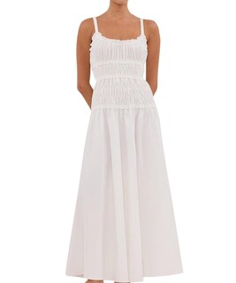Foto 1 | Foto 1 | Vestido Largo Eahusar Para Mujer Sin Mangas Cuello Redondo Y Volantes - Venta Internacional.