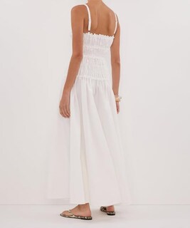 Foto 3 | Foto 3 | Vestido Largo Eahusar Para Mujer Sin Mangas Cuello Redondo Y Volantes - Venta Internacional.