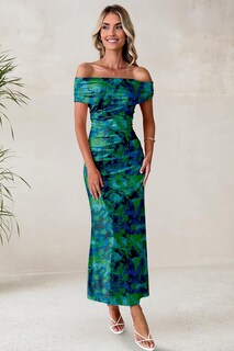 Foto 6 | Foto 6 | Vestido Largo Luxveer 2025 Con Estampado Floral De Verano Con Hombros Descubiertos Para Mujer - Venta Internacional.