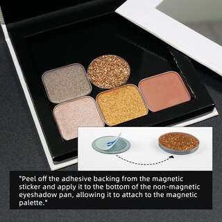 Foto 5 | Foto 5 | Paleta De Maquillaje Fillwie Small Con Espejo Paquete De 2 Con Espátula Color Negro - Venta Internacional.