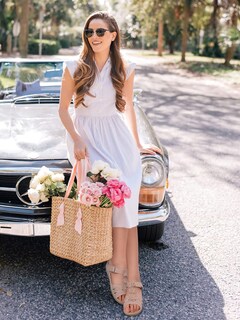 Foto 6 | Foto 6 | Sandalias Con Cuña Shibever Dressy Para Mujer Talla 9 Rosa - Venta Internacional.