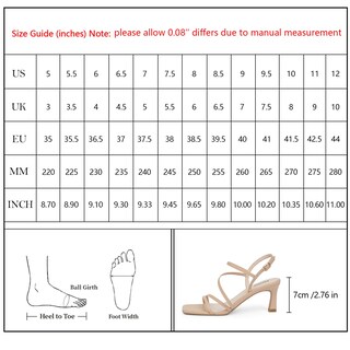Foto 7 | Foto 7 | Sandalias Easyfox Nude De Tacón Alto Con Tiras Para Mujer Talla 10 - Venta Internacional.