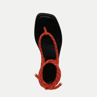 Foto 5 | Foto 5 | Sandalias Rbtholp Planas Tipo Cuerda Para Mujer Con Tiras Y Cordones - Venta Internacional.