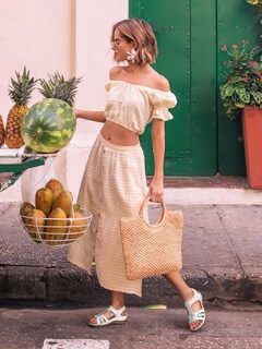 Foto 5 | Foto 5 | Sandalias Con Cuña Shibever Blancas Para Mujer Talla 11 - Venta Internacional.