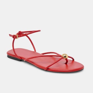 Foto 2 | Foto 2 | Sandals Xbkxmk Sandalias Planas Con Tiras Rojas Para Mujer  Sandalias Destalonadas - Venta Internacional.