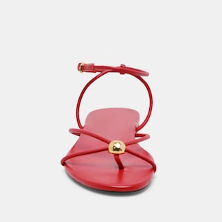 Foto 4 | Foto 4 | Sandals Xbkxmk Sandalias Planas Con Tiras Rojas Para Mujer  Sandalias Destalonadas - Venta Internacional.