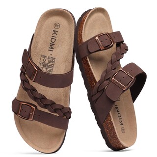 Foto 1 | Foto 1 | Sandalias Kidmi De Corcho Con Soporte Para Arco Para Mujer  Color Marrón  Talla 40 - Venta Internacional.