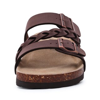 Foto 4 | Foto 4 | Sandalias Kidmi De Corcho Con Soporte Para Arco Para Mujer  Color Marrón  Talla 40 - Venta Internacional.