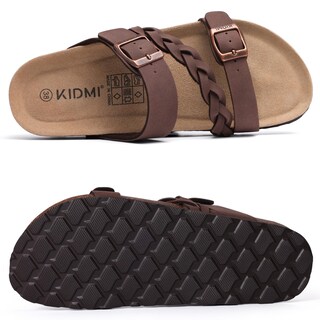 Foto 6 | Foto 6 | Sandalias Kidmi De Corcho Con Soporte Para Arco Para Mujer  Color Marrón  Talla 40 - Venta Internacional.