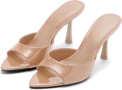 Foto 1 | Foto 1 | Sandalias De Tacón Winshonzy Puntiagudas Con Punta Abierta Y Tacones Altos - Venta Internacional.